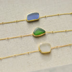Sea Glass Bracelet – Gold