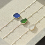 Sea Glass Bracelet – Sterling Silver