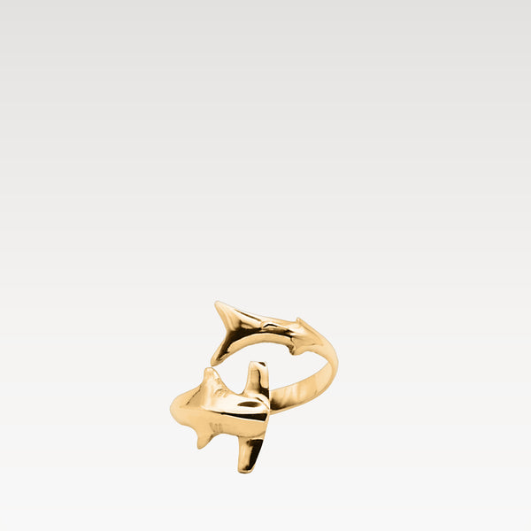 Hammerhead Shark Ring – Brass