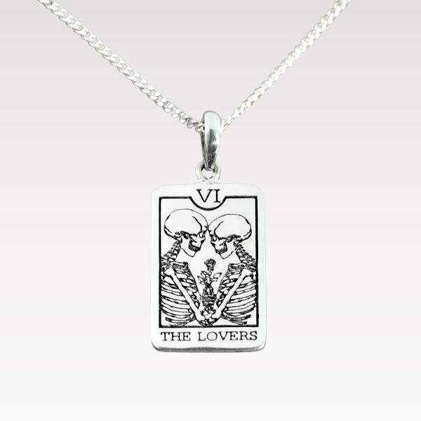The Lovers Tarot – Sterling Silver