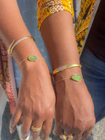 Sea Glass Bracelet – Gold