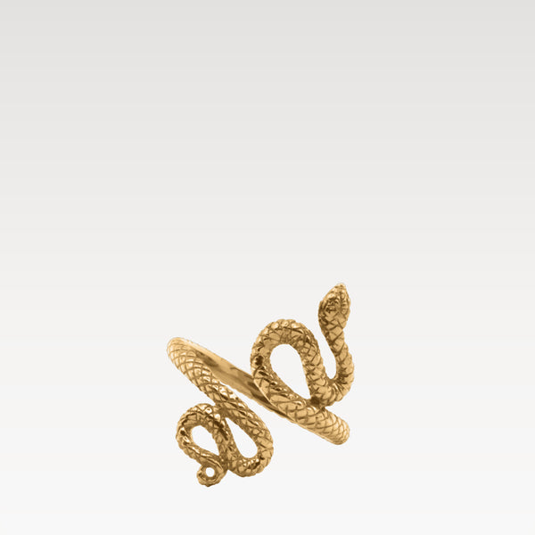 Serpent Ring – Brass