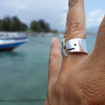 Whale Wrap Ring - Silver