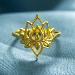 Padma Lotus Ring - Brass