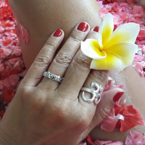 Om Ring - Silver