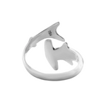 Hammerhead Shark Ring - Silver