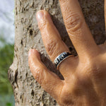 Forest Scape Band - Silver