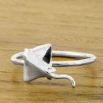 Manta Ray Ring - Silver