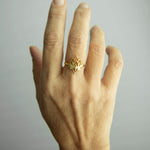Padma Lotus Ring - Brass