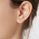 Snake Studs - Brass
