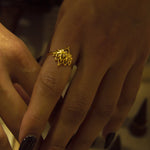 Padma Lotus Ring - Brass