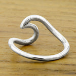 Sterling Silver Wave Ring