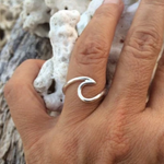 Sterling Silver Wave Ring